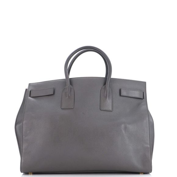Saint Laurent Sac de Jour Bag Leather Large Gray - Picture 3 of 11